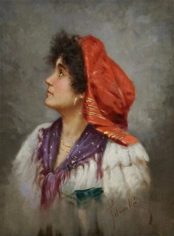 Ritratto di popolana di profilo